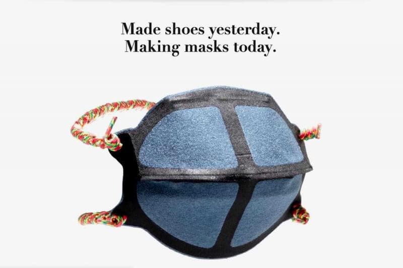 Masker buatan New Balance (lazone.id)