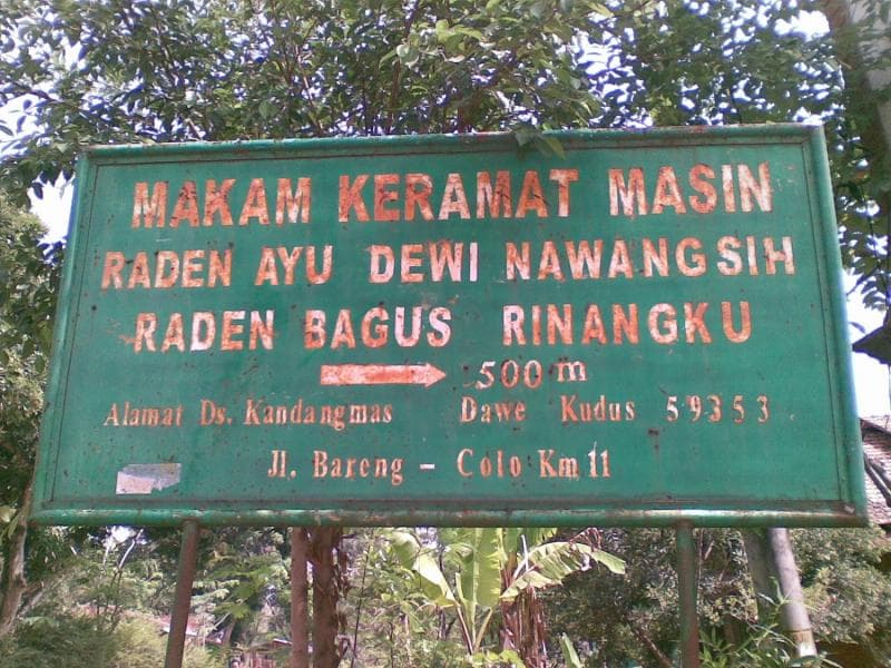 Makam Punden Masin menceritakan kisah cinta dua insan yang kandas. (Febimafa)