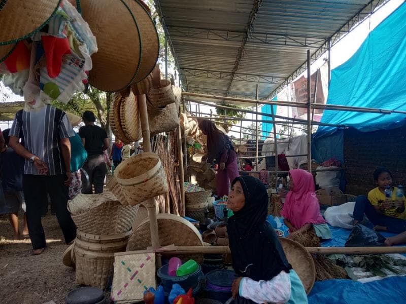 Pasar Tiban Tambak Sragen. (lintasindonews)