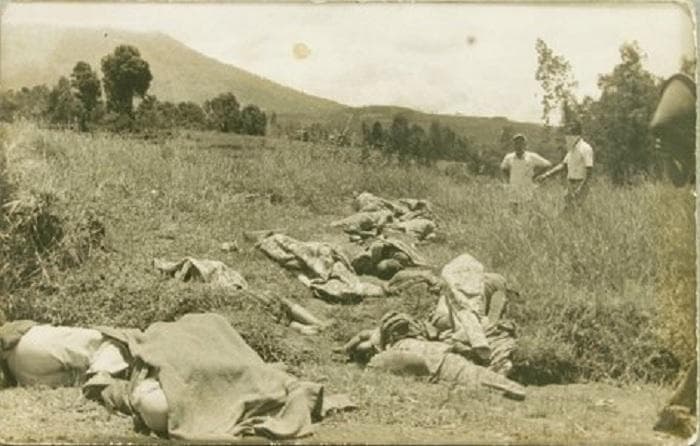 Korban gas beracun insiden Kawah Sinila 1979. (Twitter/zakiberkata)