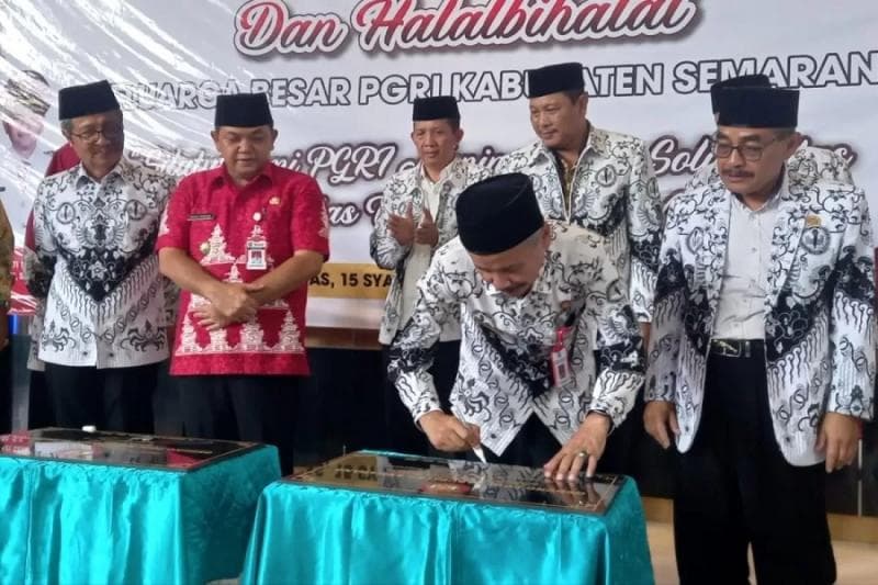 Gedung PGRI Kabupaten Semarang Dibangun dari Iuran Guru Sekabupaten
