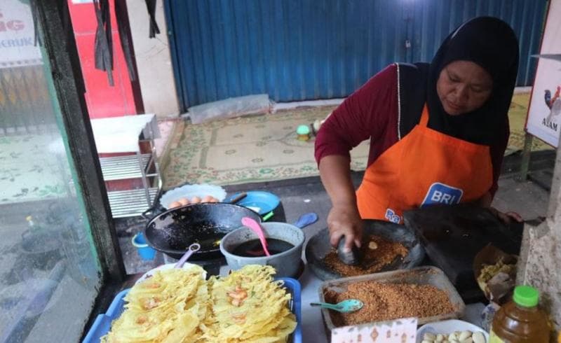 Warung Mbok Ndut di Pasar Kliwon Kudus. (Detik/Dian Utoro Aji)