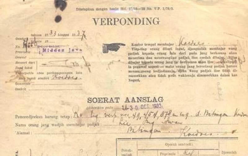 Eigendom, SHM peninggala zaman Hindia Belanda. (pinhome)