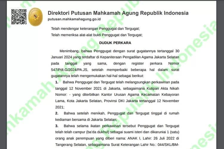 Benarkah Putusan Perceraian dari MA Bisa Diakses Publik?