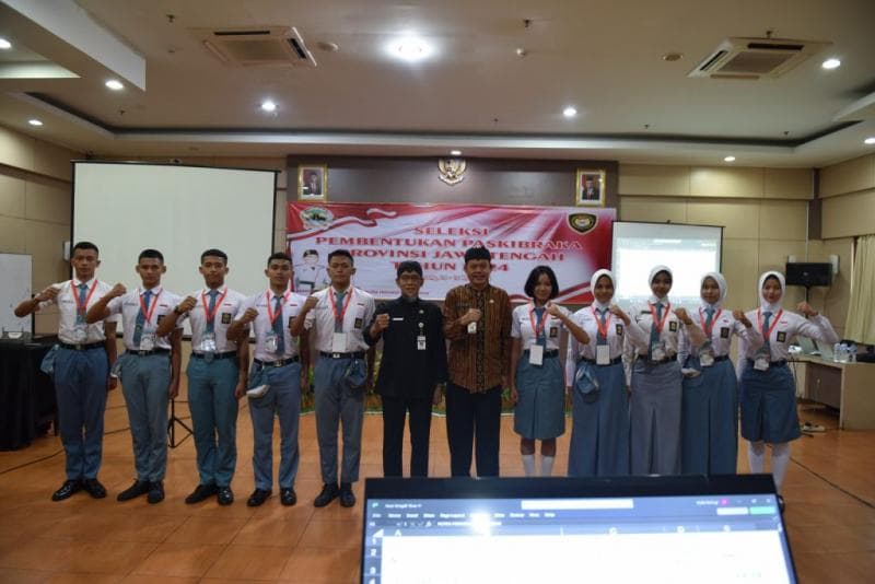 Calon Paskibraka akan bertugas di Upacara HUT Kemerdekaan RI di Istana Merdeka. (Humas Jateng)