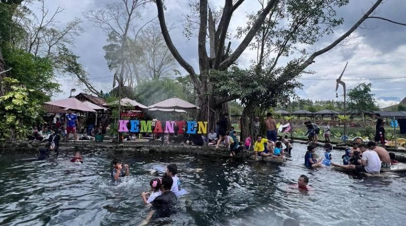 Umbul Kemanten Klaten, wisata air dengan cerita rakyat yang menarik.(Twitter/fatherfcker)