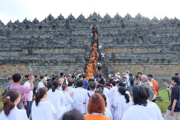 Perayaan Waisak 2024 di Candi Borobudur. (injourney)