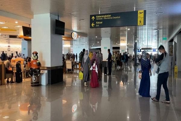 Pihak bandara berharap dengan rute baru ini jumlah penumpang di bandara bisa bertambah. (Solopos)