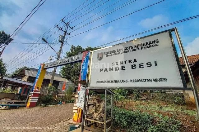 Pemerintah Kota (Pemkot) Semarang menyematkan status Kampung Tematik Pandai Besi pada tahun 2017. (Inibaru.id/ Triawanda Tirta Aditya)