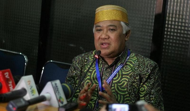 Mantan Ketua PP Muhammadiyah Din Syamsudin. (Mediaindonesia)