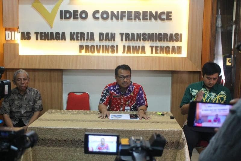 Disnakertrans Jateng memastikan bahwa pekerja yang terkena PHK mendapatkan hak-haknya. (Diskominfo Jateng)