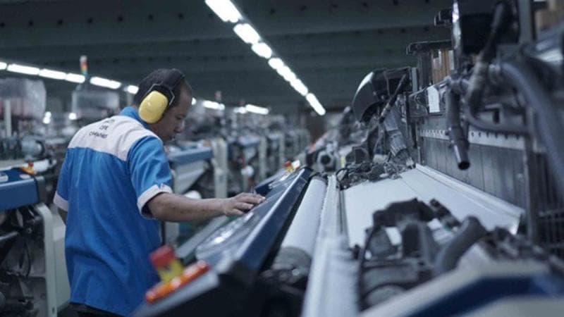 Pakar ekonomi menyebut kondisi ekonomi Indonesia baik-baik saja. (PT Trisula Textile Industries)