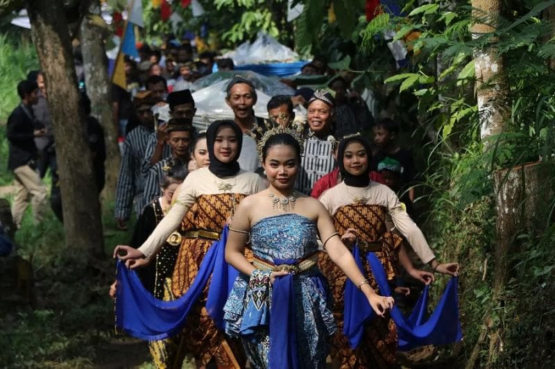 Tradisi Wiwit Kopi di Desa Banyuanyar, Ampel, Boyolali. (Solopos/Arief Budiman)