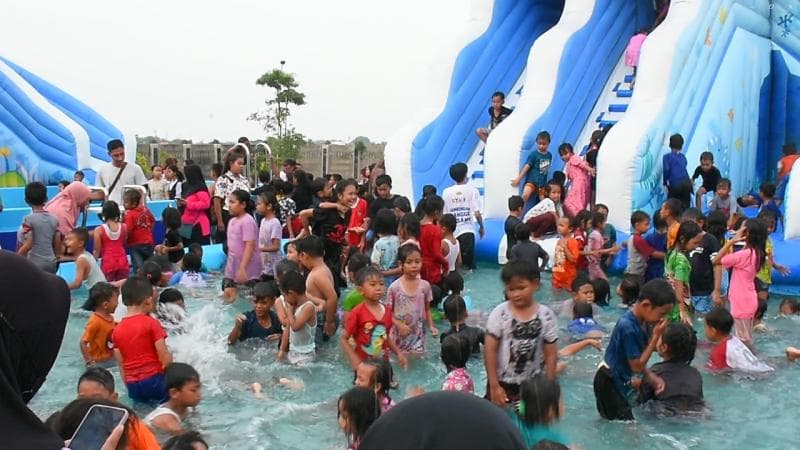 Arena aquatic di Rumdin Kendal Park. (Galapos)