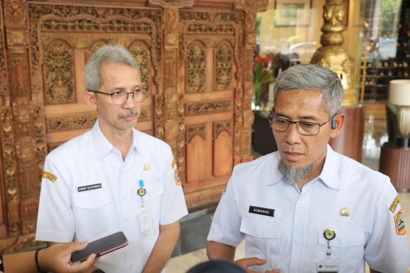 Sekda Jateng Sumarno kala menghadiri Hari Perumahan Nasional di Mal Ciputra, Semarang, Rabu (24/7).&nbsp;