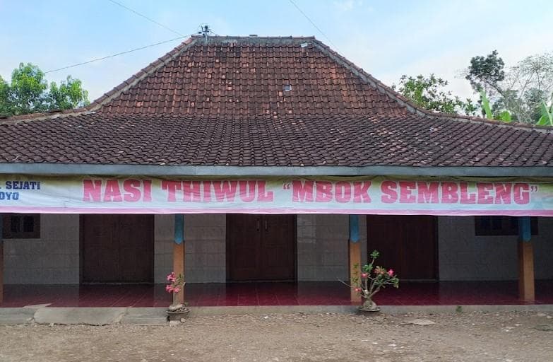 Warung Nasi Tiwul Mbok Sembleng. (Googleuser/Rahman Soesilo)