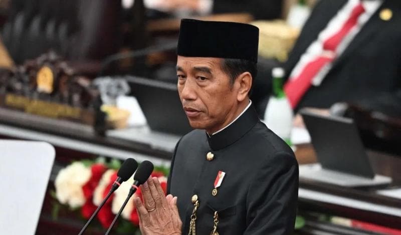 Reshuffle kabinet dilakukan Presiden Jokowi hari ini. (Ntvnews/Antara)