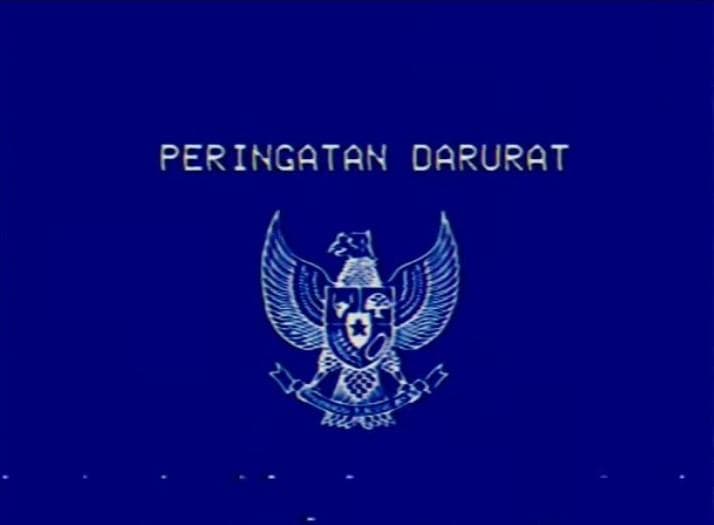 Gambar Peringatan Darurat Garuda berlatar biru yang viral di media sosial X. (X/BudiBukanIntel)