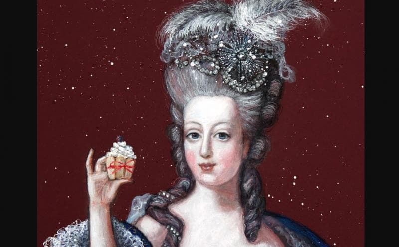 Ilustrasi: Lukisan 'Biarkan mereka makan kue' Maria Antoinette. (Fine Art America/Ellie Burelli)