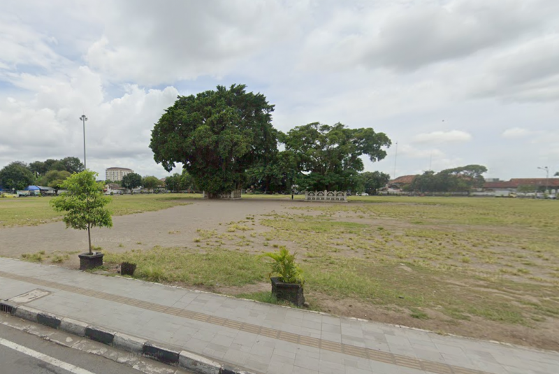 Pohon beringin di Keraton Yogyakarta. (Google Street View)