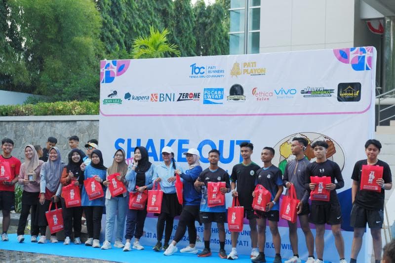 Shakeout Run for Gethuk di Pati diikuti ratusan pelari dari berbagai kota. (Dok Umar Shobirin)