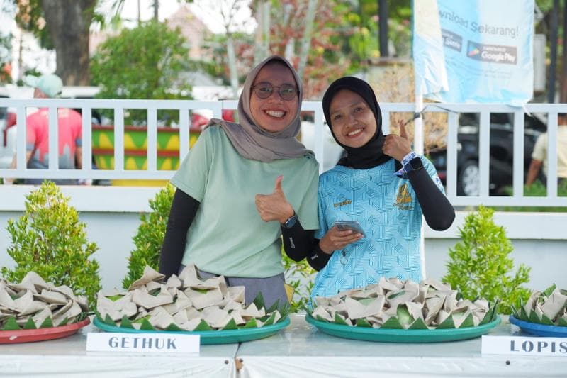 Shakeout Run di Pati ini mengangkat makanan khas gethuk runting sebagai primadona acara. (Dok Umar Shobirin)