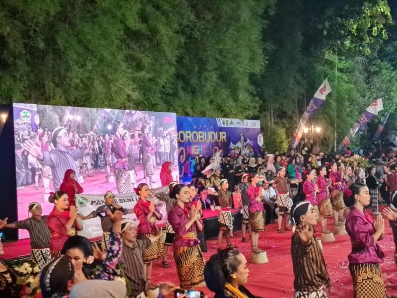 Gelaran Borobudur Night Carnival pada tahun sebelumnya. (Dok. BNC)