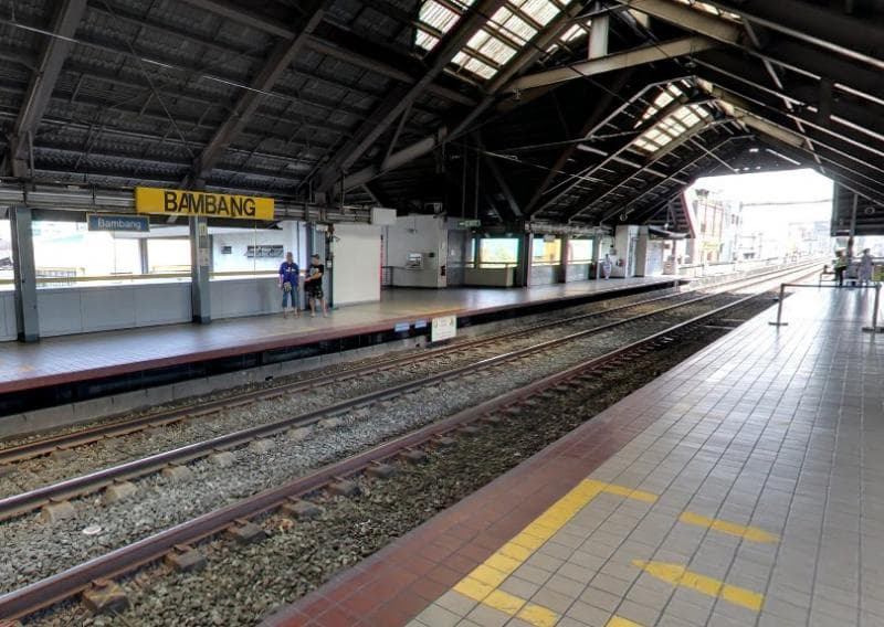 Stasiun Bambang di Manila, Filipina. (Google Street View)