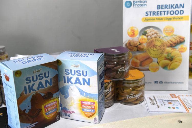 Susu ikan yang disebut-sebut bisa jadi alternatif pengganti susu sapi. (KemenkopUKM)