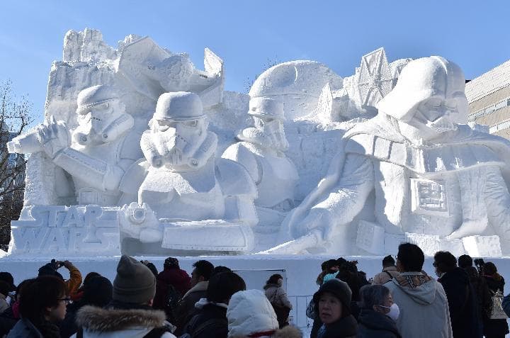 Festival Salju di Sapporo, Jepang. (Getty Images)