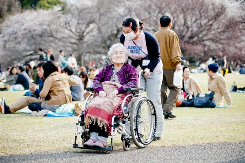 Lansia dominasi populasi di Jepang. (Sentora)