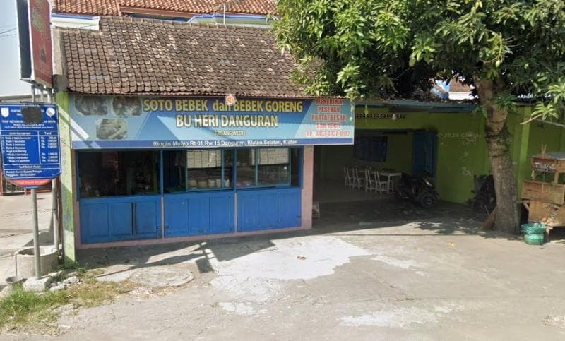 Warung Bu Heri di Desa Danguran, Klaten. (Google Street View)