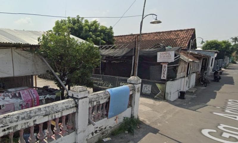 Warung Sompil Bu Sri Koco. Satu-satunya di Desa Gondangan, Jogonalan, Klaten. (Google Street View)