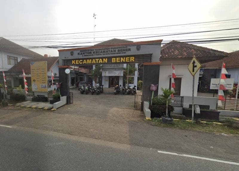 Kecamatan Bener di Purworejo. (Google Street View)