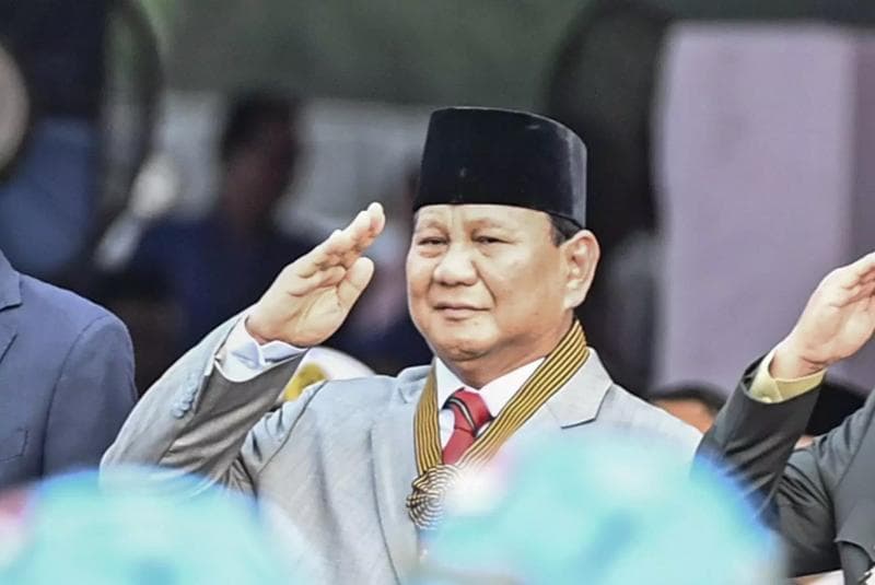 Prabowo Subianto janjikan akan naikkan gaji hakim. (Antara/Muhammad Adimaja