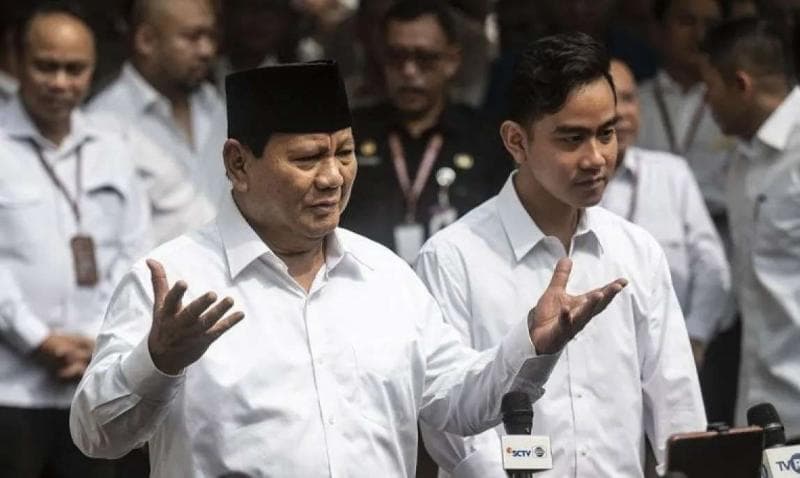 Pelantikan Prabowo - Gibran sebagai presiden dan wakil presiden 2024-2029 akan digelar besok, Minggu (20/10/2024). (Antara/Aprilio Akbar)