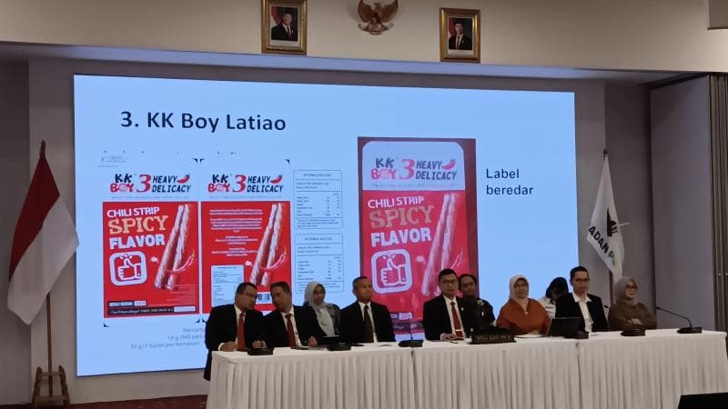 Badan Pengawas Obat dan Makanan (PBOM) melarang beredarnya jajanan latiao. (Istimewa)