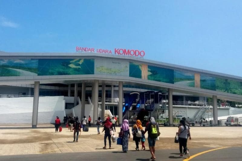 Bandara Komodo di Labuan Bajo. (Antara/Bernardus Tokan)