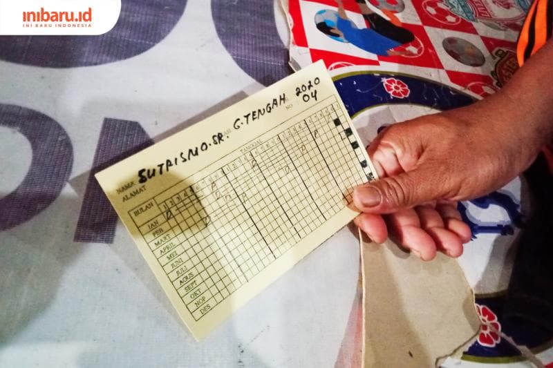 Keplek, semacam kartu "spp" Omah Boro. (Inibaru.id/ Zulfa Anisah)