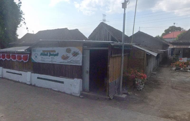 Lokasi Warung Mi Lethek Mbah Jumal di Bantul. (Google Street View)