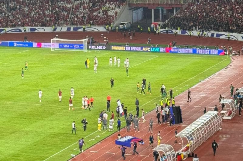 Timnas Indonesia menang 2-0 atas Arab Saudi di pertandingan kualifikasi Piala Dunia 2026 ronde ketiga di Stadion Utama Gelora Bung Karno, Jakarta. (Inibaru.id/Arie Widodo)