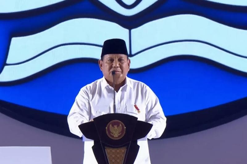 Kenaikan gaji guru diungkap Presiden Prabowo pada acara Hari Guru. (YouTube Sekretariat Presiden)