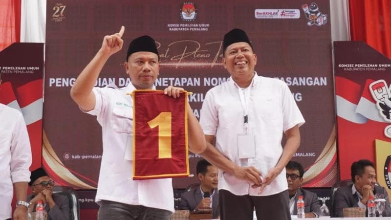 Vicky Prasetyo yang maju sebagai Calon Bupati Pemalang, Jawa Tengah, pada Pilkada 2024 memilih legawa setelah mengetahui kekalahannya versi hitung cepat. (Istimewa)