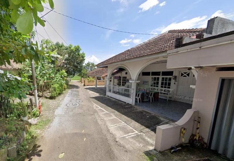 Salah satu rumah di Kampung Afrika yang ada di Purworejo. (Google Street View)