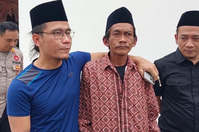 Gus Miftah mendatangi rumah penjual es teh Sunhaji untuk meminta maaf. (Kompas/Yustinus Wijaya Kusuma)