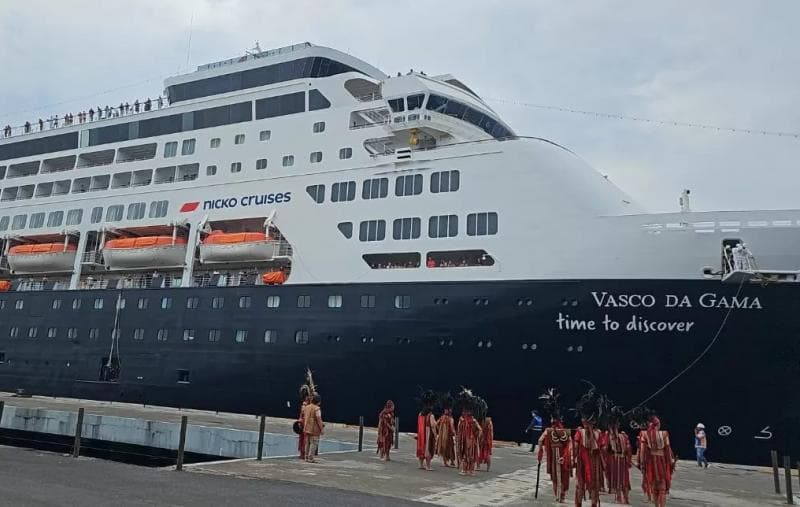 Kapal Vasco da Gama mencapai Ternate, Maluku. (Manadopost)