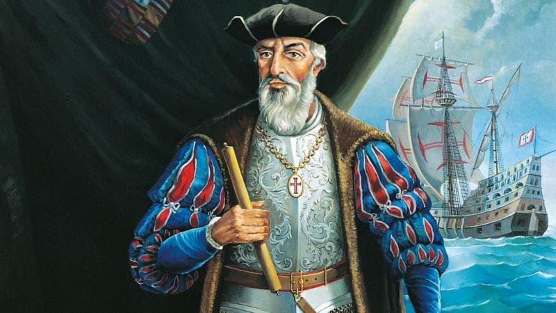 Gambaran Vasco da Gama saat melakukan pelayaran ke berbagai tempat di dunia pada abad pertengahan. (History.com)