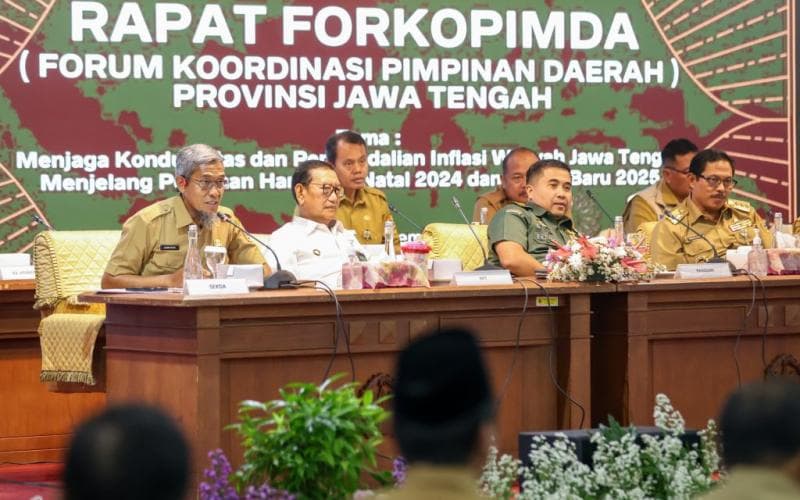 Perihal ketersediaan sembako, Pemprov Jateng mengimbau masyarakat untuk tetap tenang. (Humas Jateng)