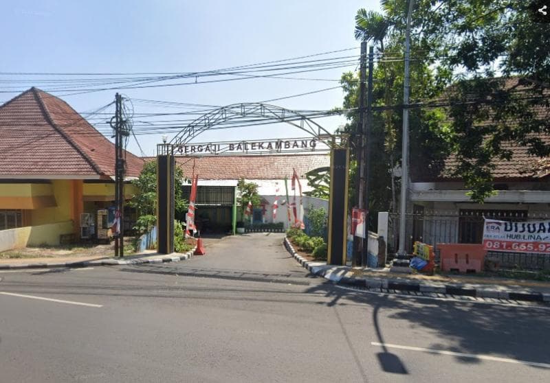 Kampung Gergaji di belakang Polda Jateng dan Kantor Gubernur Jateng. (Google Street View)