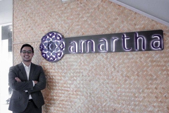 Andi Taufan yang juga CEO PT Amartha Fintech. (Cnbcindonesia)<br>